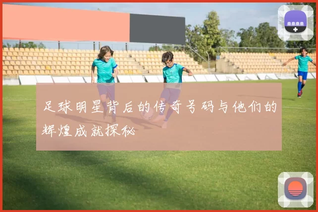 足球明星背后的传奇号码与他们的辉煌成就探秘